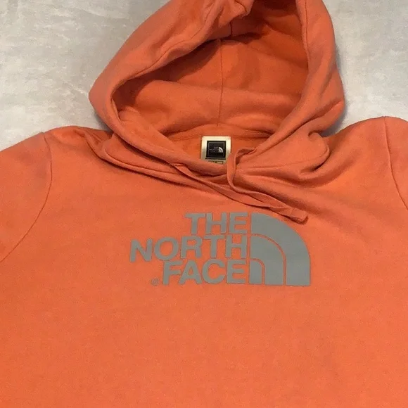 The North Face Orange Oversized Hoodie - Picture 2 of 5